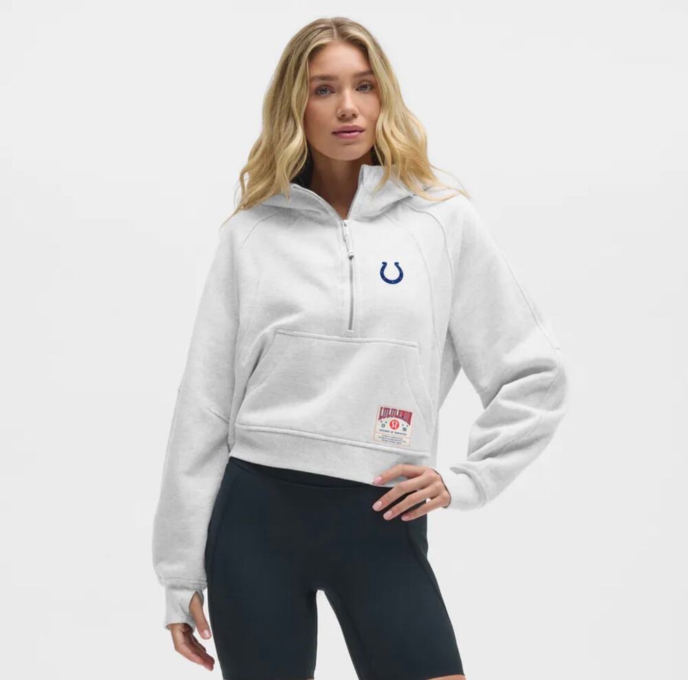 lululemon x NFL Colts Scuba Heathered Core Ultra Light Grey NWT M/L